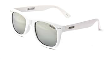 Dickies Men's Wayfarer Sunglasses, White Opaque Frame