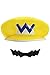 Disguise Wario Adult Hat and Moustache-