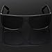 LOCS Super Flat Top Original Gangsta Shades Hardcore Sunglasses - Matte Black