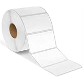 Direct Thermal 2" x 1" Barcode Labels - Roll of 1,000 Thermal Labels (Commercial Grade) Amazon FBA