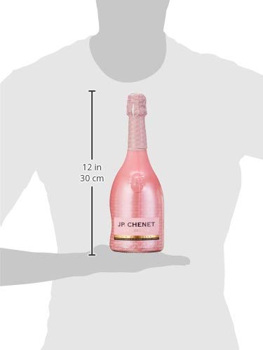 JP Chenet - Ice Edition Rosé Schaumwein Halbtrocken - Geschenkset mit 2 Gläsern (1 x 0,75 L) – Bild 5
