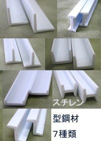 Model material styrene-based mold steel Assorted set SIZE-3 (7 kind set of height 2.4mm)