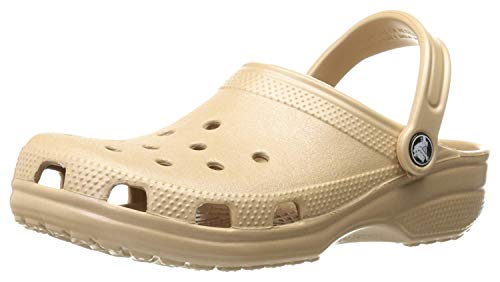 crocs Unisex Classic Clog, Gold, 9 US Men / 11 US Women