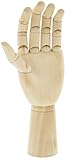 Hand Mannequin-wooden Hand Artist Manikin 11.25'' Inch Model- Left Hand
