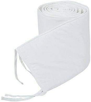 linenaffairs Safe Standard Size Nursery Washable Crib Toddler Bed Bumper Pad (52"x28"), Bedding Bumpers Liner 4 Pieces…