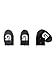Burton Snowboard Wall Mounts, Black