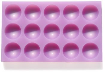 1.5 Inch Flavor Drop Hemisphere Mold for Professional Chefs - Food Contact Safe Silicone Mold - Ideal for Chocolate, Mousse, Gelatin, Gels, Agar, Molecular Gastronomy - Professional Grade Mold for Hotel and Restaurant Chefs and Cake Decorators