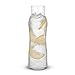 Libbey Glass 22 Oz. Hydration Decanter Carafe Bottle w/ Lid - Swerve Cylinder