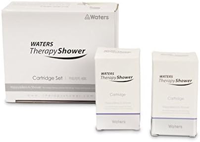 IntelGadgets Two 2 x Waters Therapy Shower Filter Replacement Cartridge with Collagen, Vitamin C and Aroma Therapy
