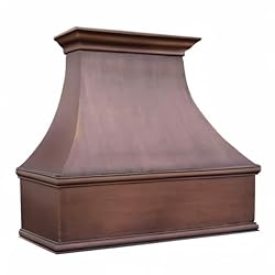 SINDA Island Mount Copper Range Hood Smooth-Oil