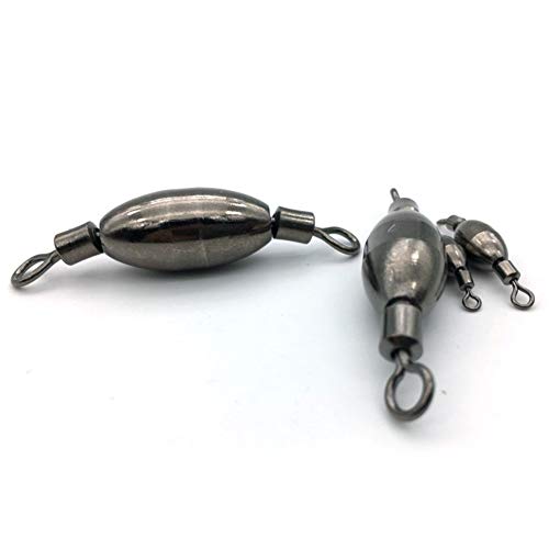 Kupfer-Sinker, 10 Stück, Zubehör, solide Angelwirbel, flexibel, professionelle Krümmerform, Gegengewicht, Angelring… – Bild 4