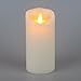 Flameless Candle with Remote & Timer,3.5-Inch by 7-Inch Pillar Candle with Moving Wick,Ivory