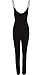 KufvWomens Spaghetti Strap Sexy V-Neck Long Jumpsuit Capris Trousers Rompers