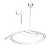 2PACK Earbuds Microphone with Volume Control, Stereo Headphones with Mic, Android Earphones Noise Cancelling Earphone White