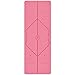 Liforme Original Yoga Mat – Free Yoga Bag Included - Patented Alignment System, Warrior-like Grip, Non-slip, Eco-friendly, sweat-resistant, 4.2mm thick mat for comfort - Pink