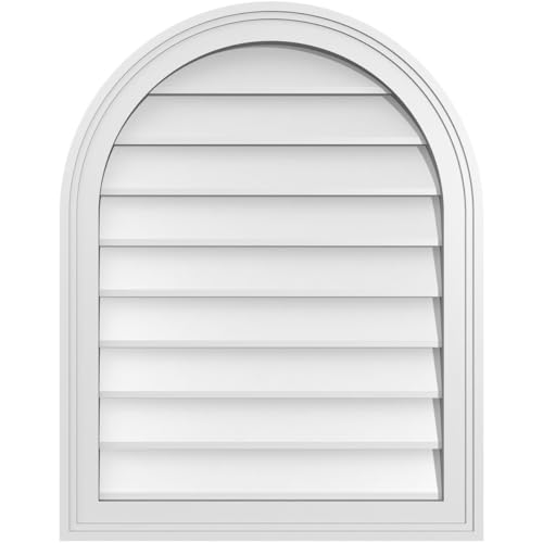 Signature Urethane GVSRT22X2802SN Round Top Brickmould Frame, Primed Tan Signat…