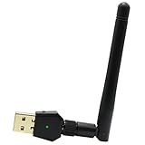 300Mbps USB Wireless Adapter 2.4GHz Wifi Usb Dongle with High Gain External Antenna for Windows Mac