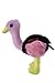 Copa Judaica Chewish Treat Shiksa Ostrich Squeaker Plush Dog Toy, 7 by 3 by 10-Inch, Multicolor