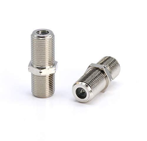 THE CIMPLE CO - Cable Extension Coupler | 4 Pack | Connects Two Coaxial Video Cables, for Coax F81 (Female to Female) 3GHz Satellite, Cable TV, and Cable Internet Rated