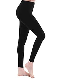 Leggings elásticos ultra suaves para dama, talla regular y grande, longitud completa del tobillo