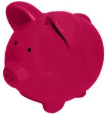 Pink Magento Ceramic Piggy Banks - Custom (10 Inch Custom)