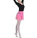 GOGO TEAM Child & Adult Sheer Wrap Skirt Ballet Skirt Ballet Dance Dancewear BLACK-ADULTL