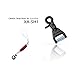 Gariz Metal XA-SH1N Camera Neck Strap Hook for Gun Shot Function for Mirroless Camera, Black