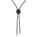Bolo Tie for Men ,Black Native American Western Cowboy Neckties