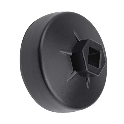 Ibetter 74mm 14 Flutes Oil Filter Wrench for Volkswagen, Mercedes Benz, VW, Audi, Porsche, Mazda, Sprinter and More - Also Fits Select Mobil1, Bosch, Mahle and Other Aftermarket Filters(Dark Black) - Thumbnail 2