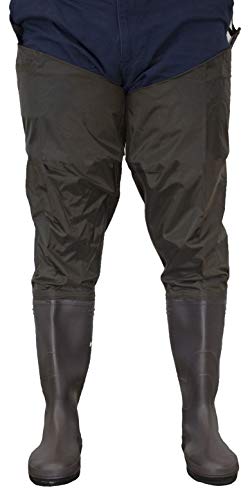 Onguard 86056 Stivali Da Pesca Uomo In PVC Con Puntale In Acciaio - Altezza 81 Cm, Suola Antiscivolo, Taglia 11