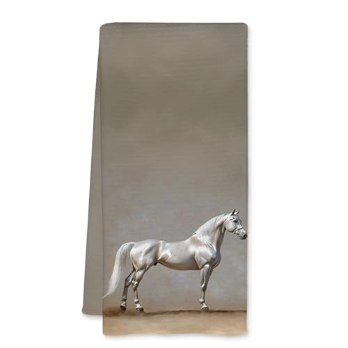 JFFTLL Horse Kitchen Towels, Horse Lover Gifts Decorative Dish… at Amazon