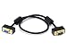 Monoprice 1.5ft Ultra Slim SVGA Super VGA 30/32AWG M/F Monitor Cable w/ ferrites (Gold Plated Connector) primary