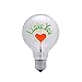 DarkSteve - I Love You Decorative Light Bulb - Edison Light Bulb, Antique Vintage Style Light, G80 Size, E26 Base, Non-Dimmable (3w/110v)