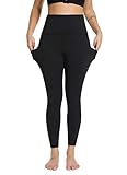 Olacia Yoga Pants for Women with Pockets, High Waisted Yoga Pants Tummy Control Workout Leggings
