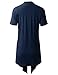 B.I.L.Y BILY Women's Classic Asymmetrical Front Short-Sleeve Drape Cardigan Navy XXX-Large