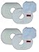Synonymous Vacuum Filters Compatible with Shark Rocket Vacuum Filter Replacement, Shark Hv300 Filter, Shark HV301 Filter, Shark Hv302 Filter, Foam & Felt (2 Pack)