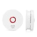 Lazaga Smoke Detector,Smoke and Fire Alarm with UL Listed GS528A,Smoke Monitor Warning Alarm Sensor Detector Battery Powered(Battery included)