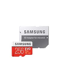 Samsung 256 GB Micro SDXC EVO Plus (MB MC256GA) Bundle Clase 10 UHS 1 funciona con Samsung Galaxy Note 9, S9, S9 +, S8, S7 Edge teléfonos móviles con todo menos Stromboli (TM) lector de tarjetas