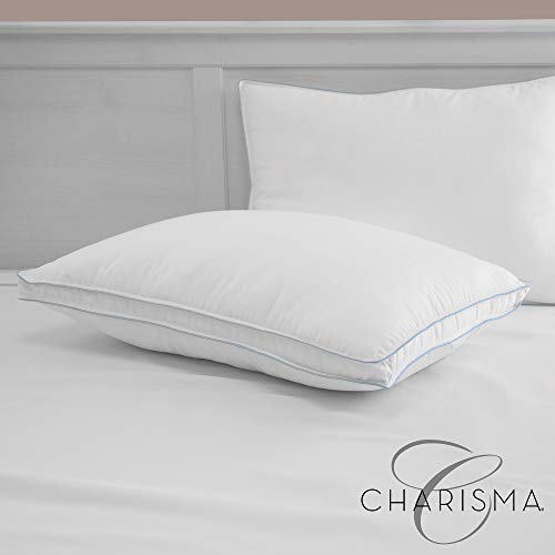 Charisma GelInfused Memory Foam Cluster Bed Pillow, King (Pack of 2