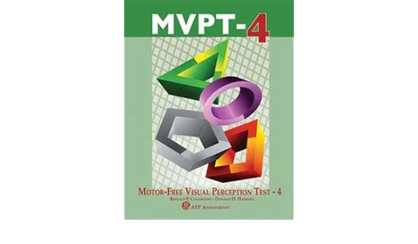 Amazon Com Motor Free Visual Perception Test Fourth Edition Mvpt 4 Everything Else