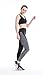 MANSTORE?Women's?Workout?Leggings?Pant?Solid?Splice?Grey?9-inch?Tight?Pants (grey,L)