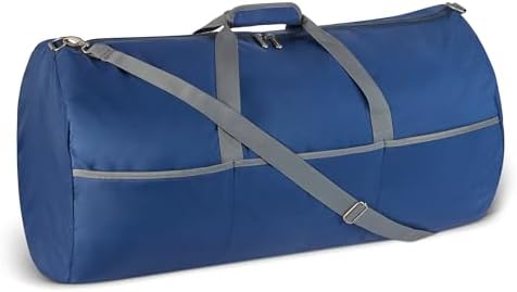 Amazon.com | Amazon Essentials Extra Large Foldable Nylon Duffel Bag for Travel/Storage with Zippered Pockets, 32.4", 150L, 50-LBS Capacity, Black (Previously Amazon Basics) | Travel Duffels Amazon.com | Amazon Essentials Extra Large Foldable Nylon Duffel Bag for Travel/Storage with Zippered Pockets, 32.4", 150L, 50-LBS Capacity, Black (Previously Amazon Basics) | Travel Duffels