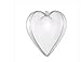 Tyoungg Plastic Heart Shape Bath Bomb Mold 5 Sets (60mm Hearts)