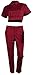 Jiujiuyi Women's Turn-down Collar Crop Top and Pants Set