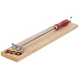 Personalized Monogram Branding Iron Including Hanging Gift Plank | Works Great On Steak, Buns, Wood & Leather | Custom Stainless Steel Meat Brander | OnlyGifts.com