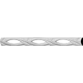 Ekena Millwork PIR01X00ME 1-Inch H x 1/2-Inch P x 96-Inch L Medway Pierced Moulding