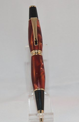 A Patrizio pen made from an acrylic that gleams with copper highlights!