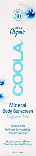 image for Coola Suncare COOLA Organic Mineral Body Lotion | Broad Spectrum SPF 3