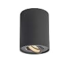 QAZQA – Modern Spot antraciet draai- en kantelbaar – Rondoo up | Woonkamer | Slaapkamer | Keuken – Aluminium Cilinder…