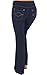 PajamaJeans Womens Stretch Jeans Bootcut - Jeans for Women, Indigo, L